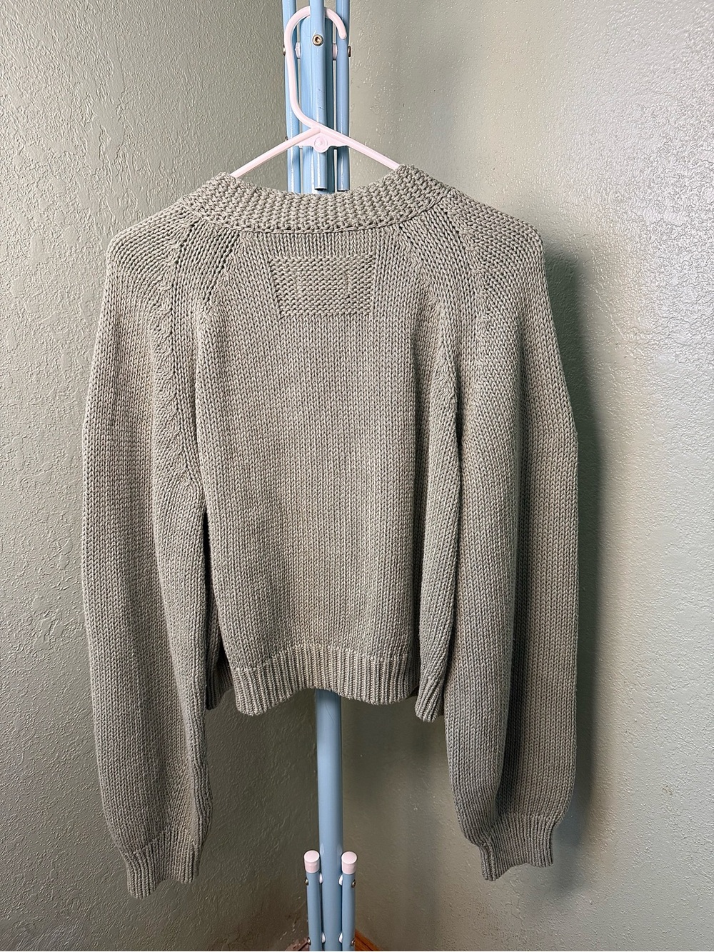 NWT Free People We The Free On The Edge Cardi Cardigan Green M - Picture 4 of 6